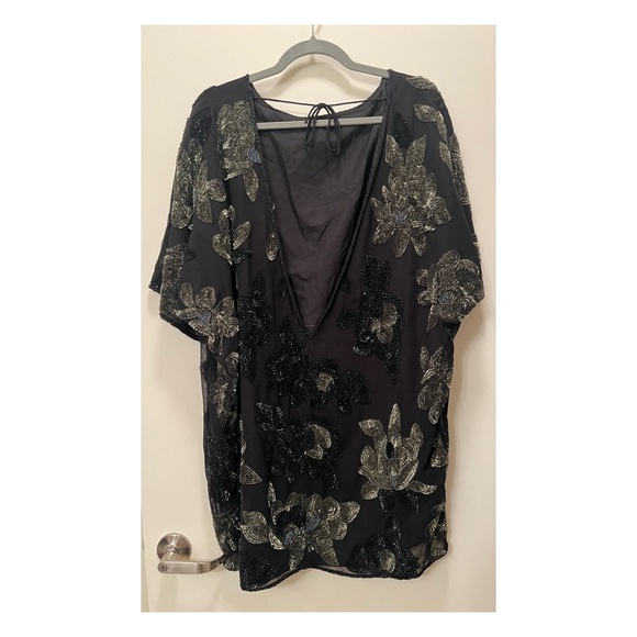 ASOS Embellished Shift Mini Dress - Picture 2 of 6